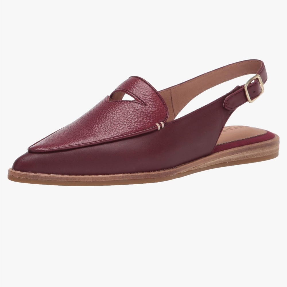 Sperry Saybrook Cordovan leather slingback Top Sider Point Loafer Flat Mule 11